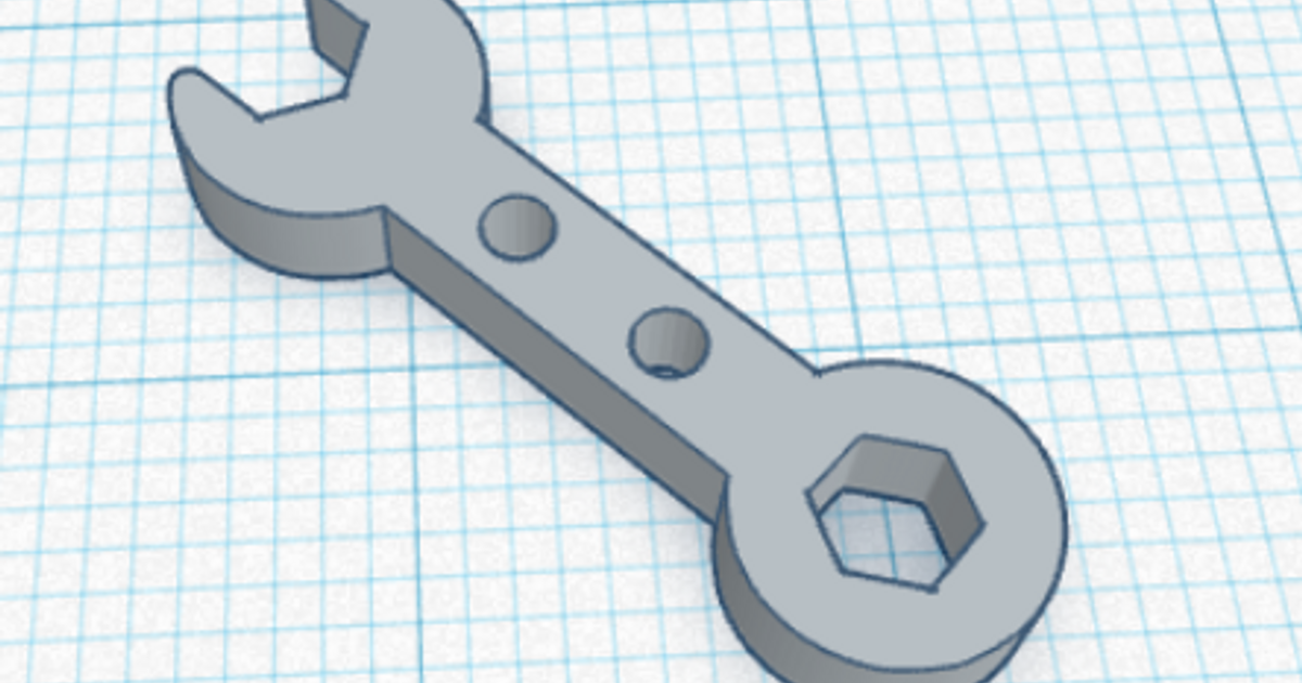 Wrench Button by imshreyas | Download free STL model | Printables.com