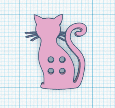 Cat Button