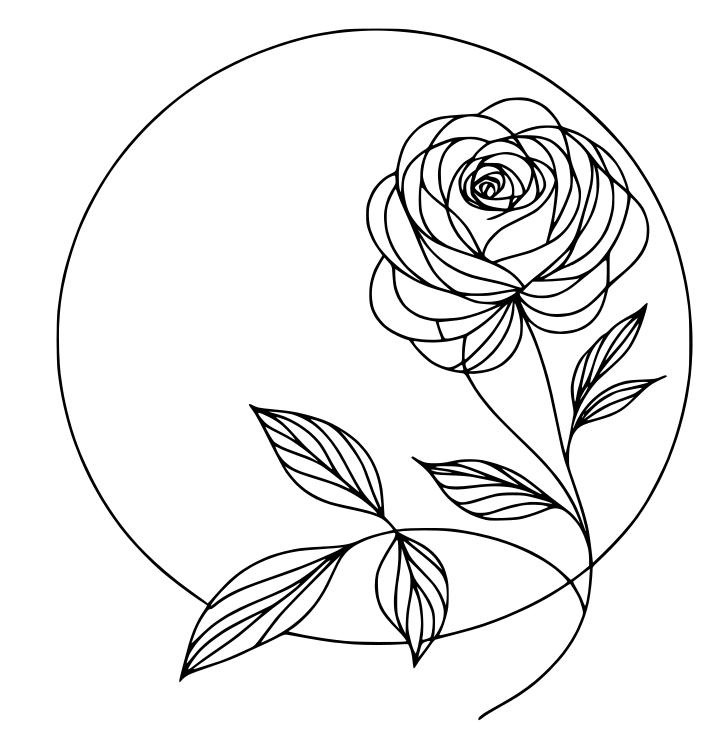 Three wall arts: Roses