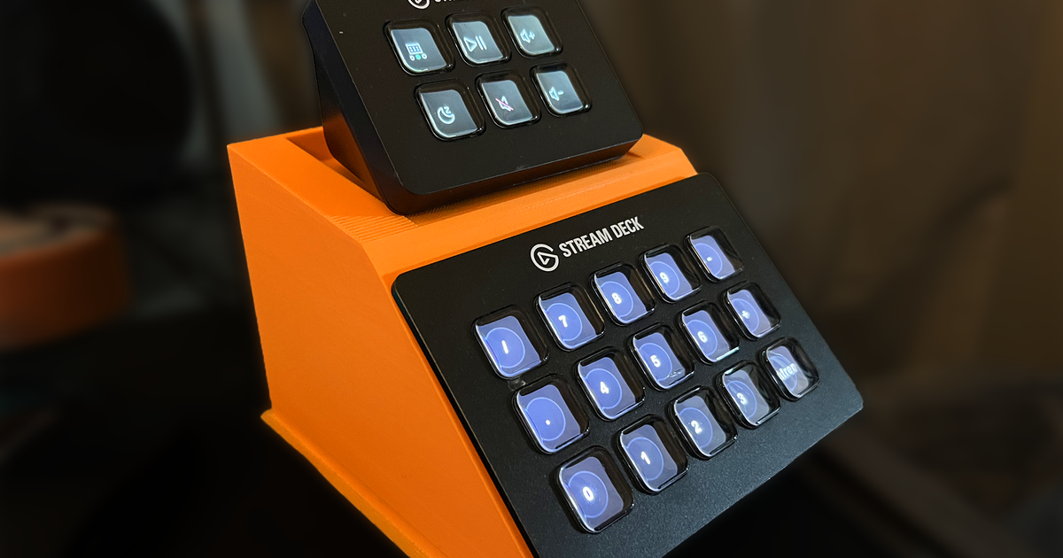 Stand for Stream Deck + Stream Deck Mini