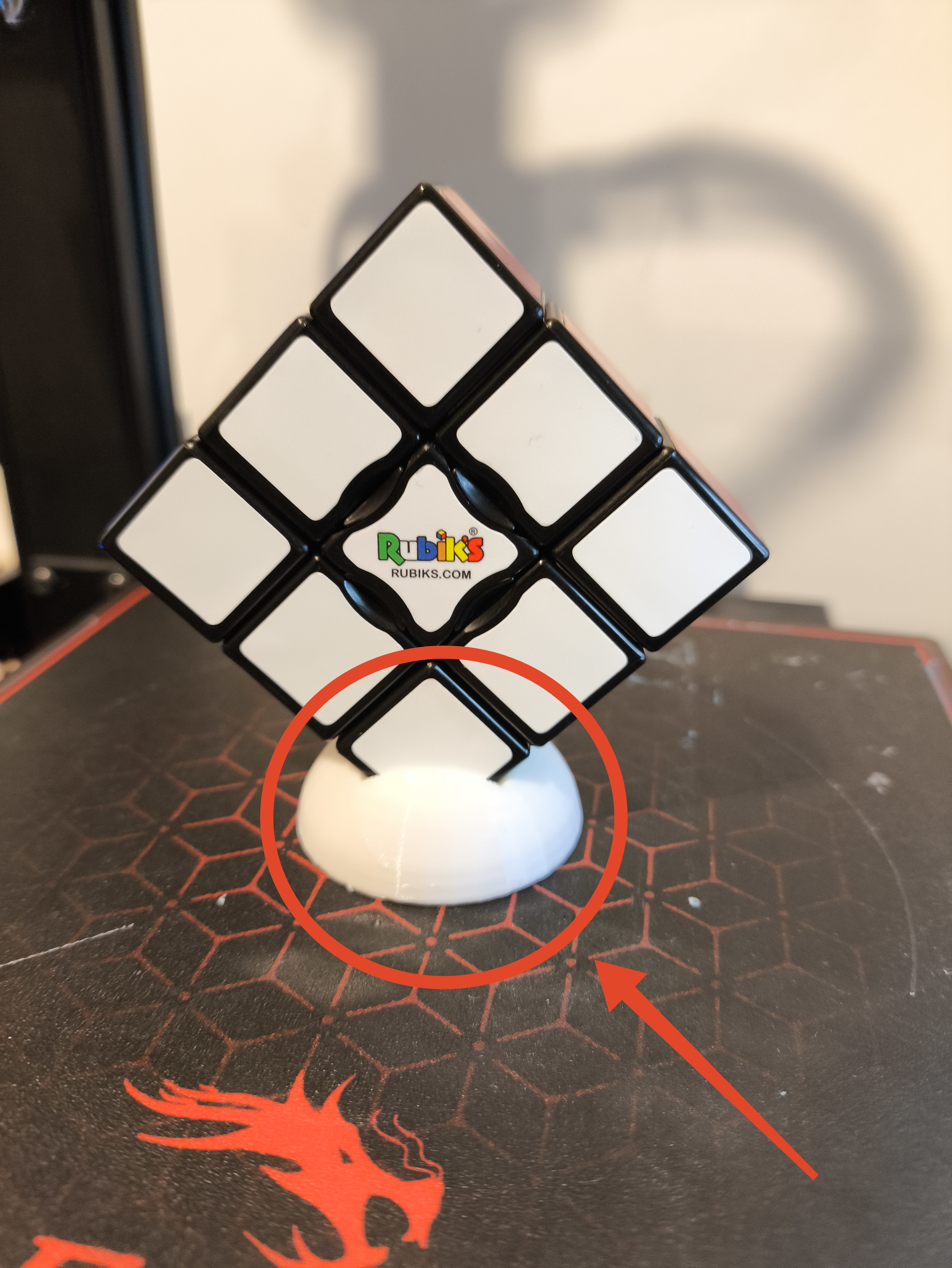 Rubik's edge stand 3x3x1