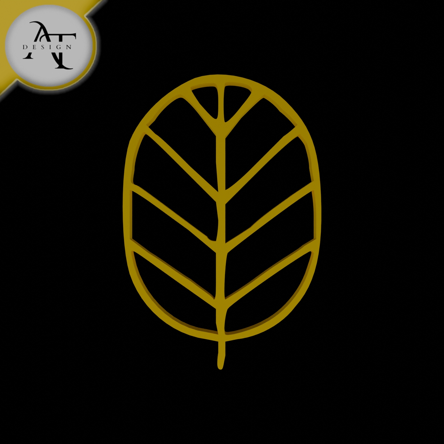 Simple Leaf Symbol - 2D Art