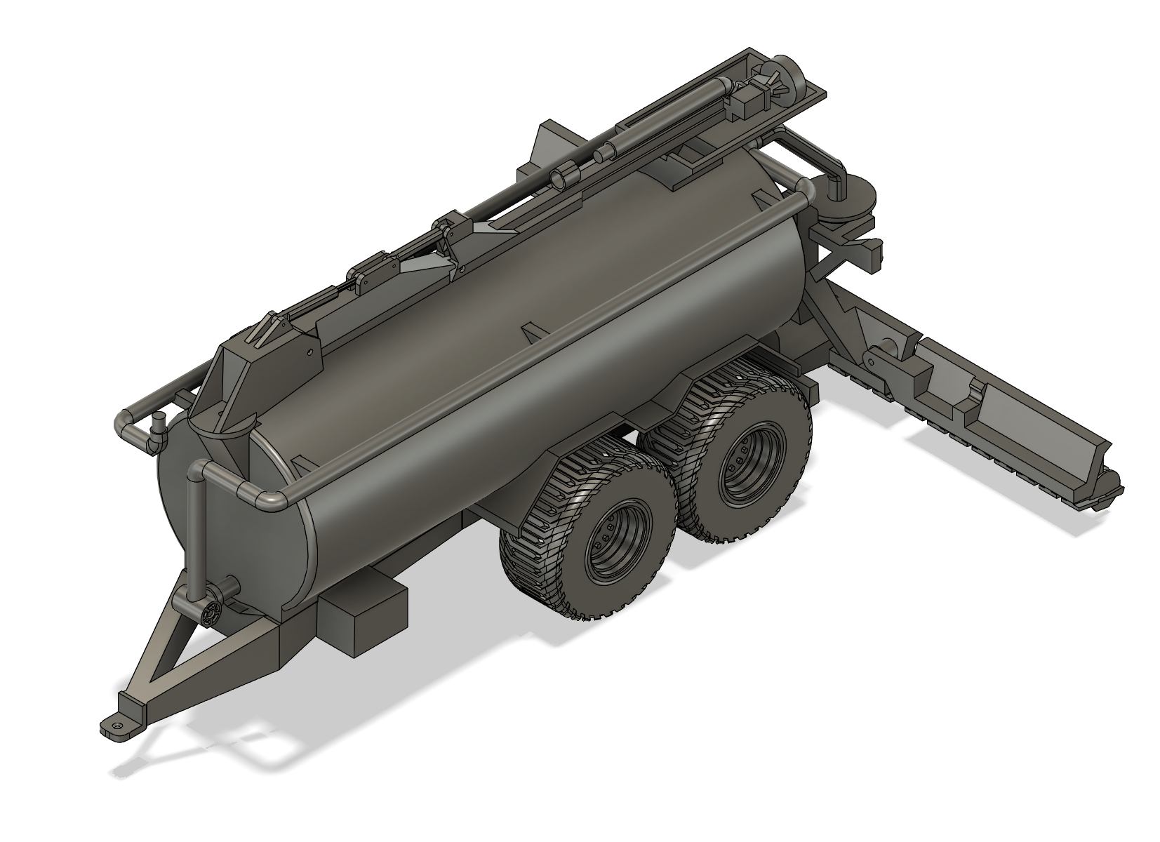 Manure Slurry Tank Wagon - 1:16th Scale