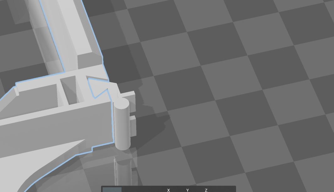 Rear Blade Sight for DeSteiner Revolver II