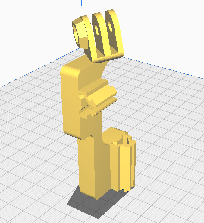 Camera Mount Alu Profile (Xiao ESP32S3/GoPro)