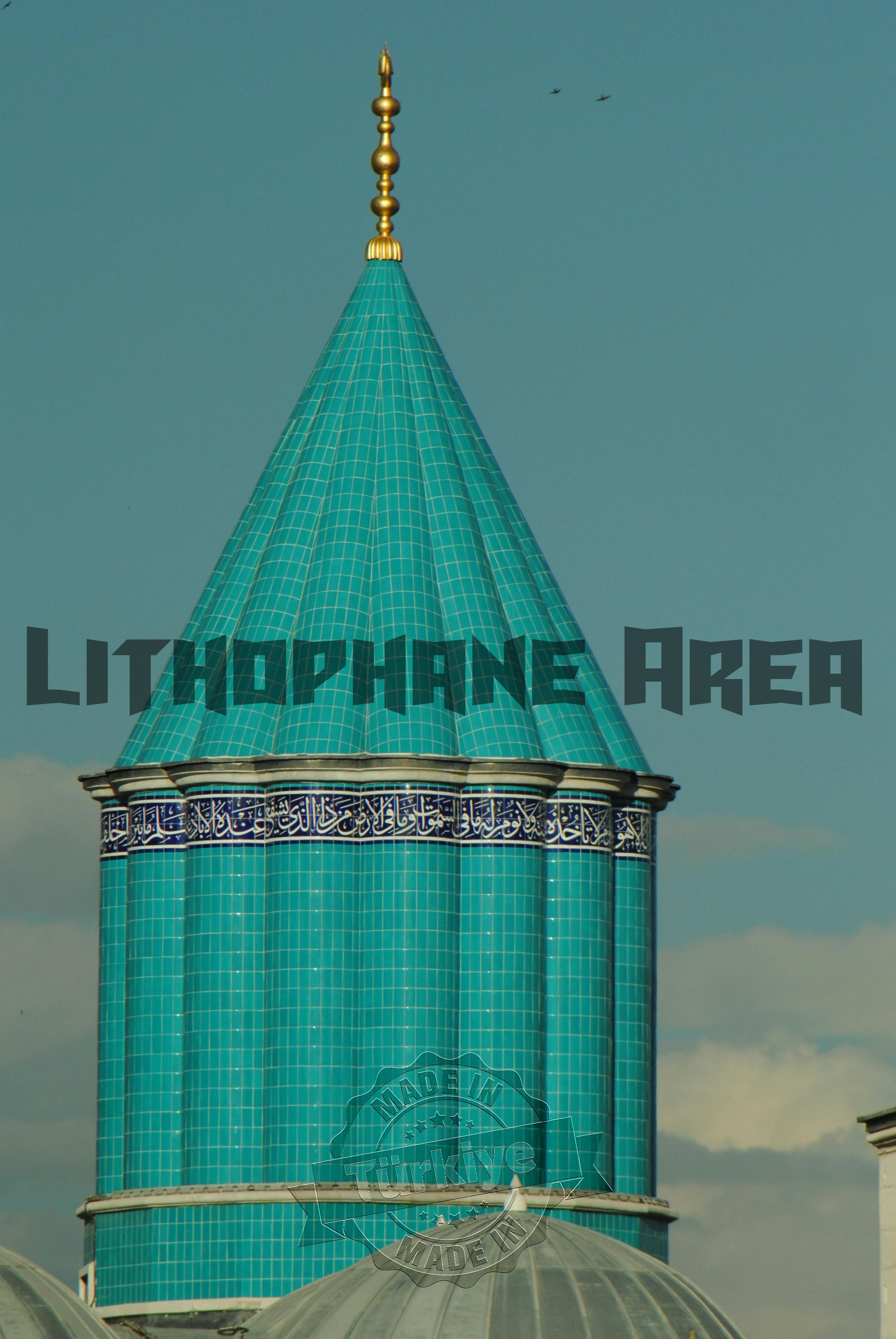 Konya Mevlana Türbesi Lithophane