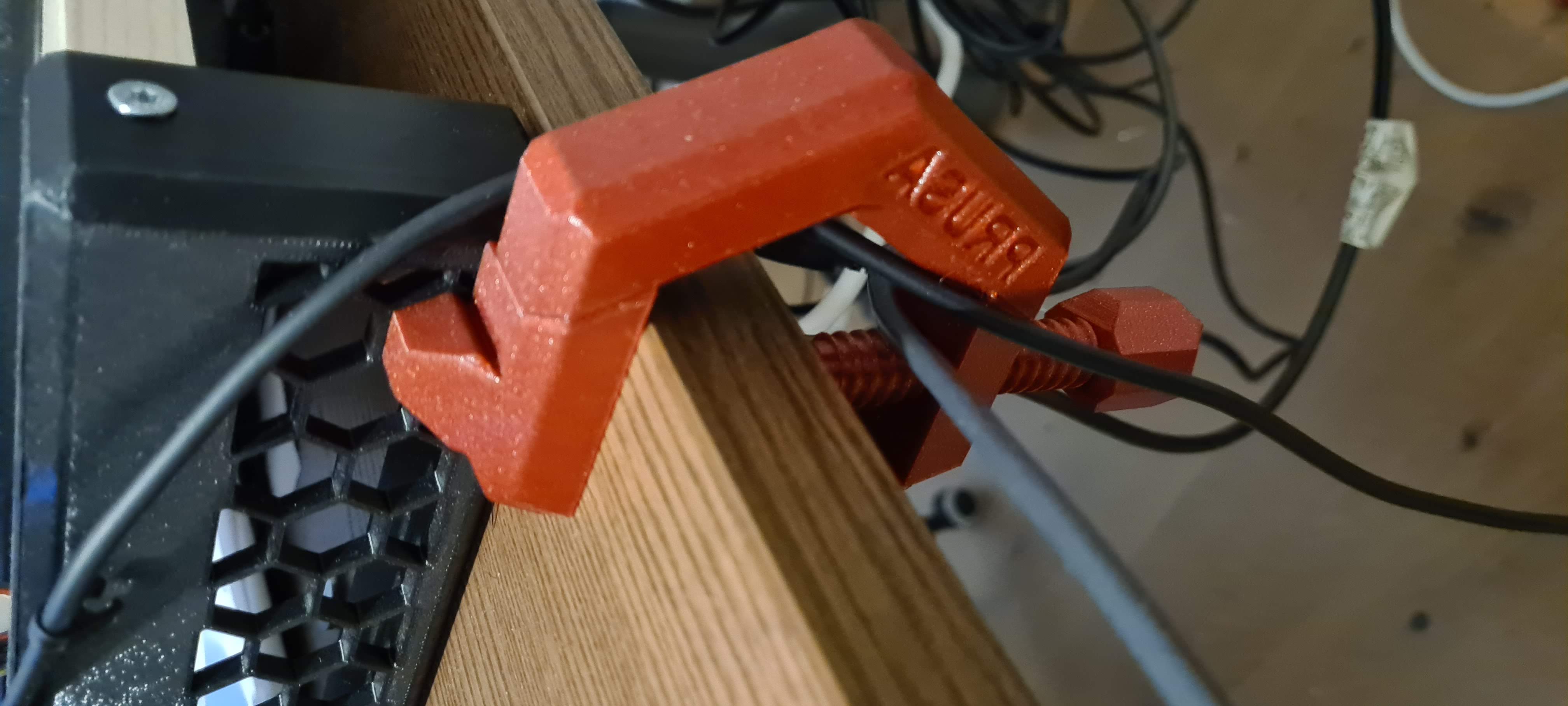 Clamp for desk riser