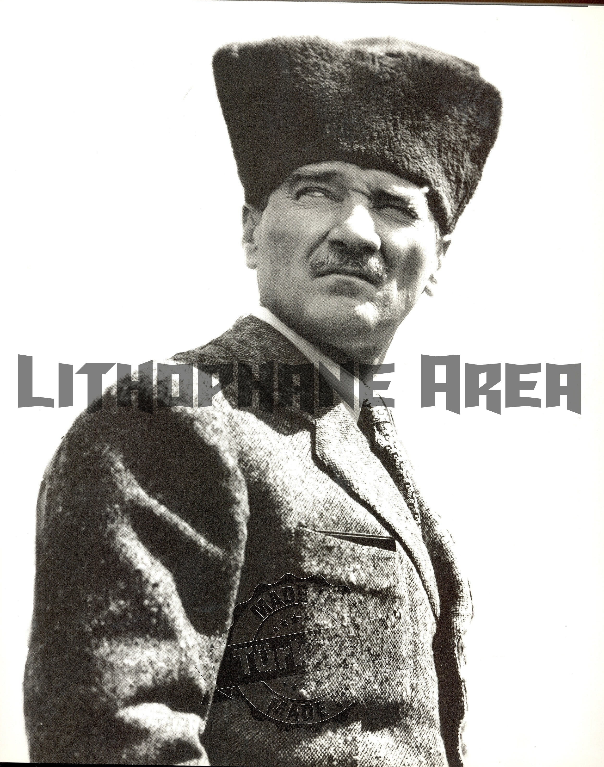 Mustafa Kemal Atatürk Lithophane