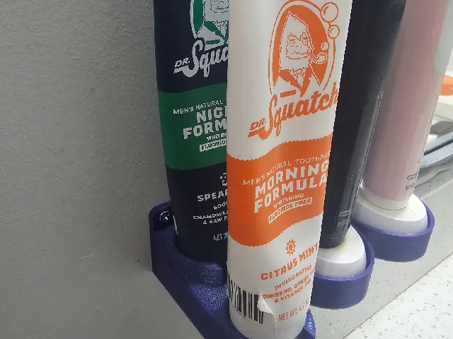Dr Squatch Toothpaste mount