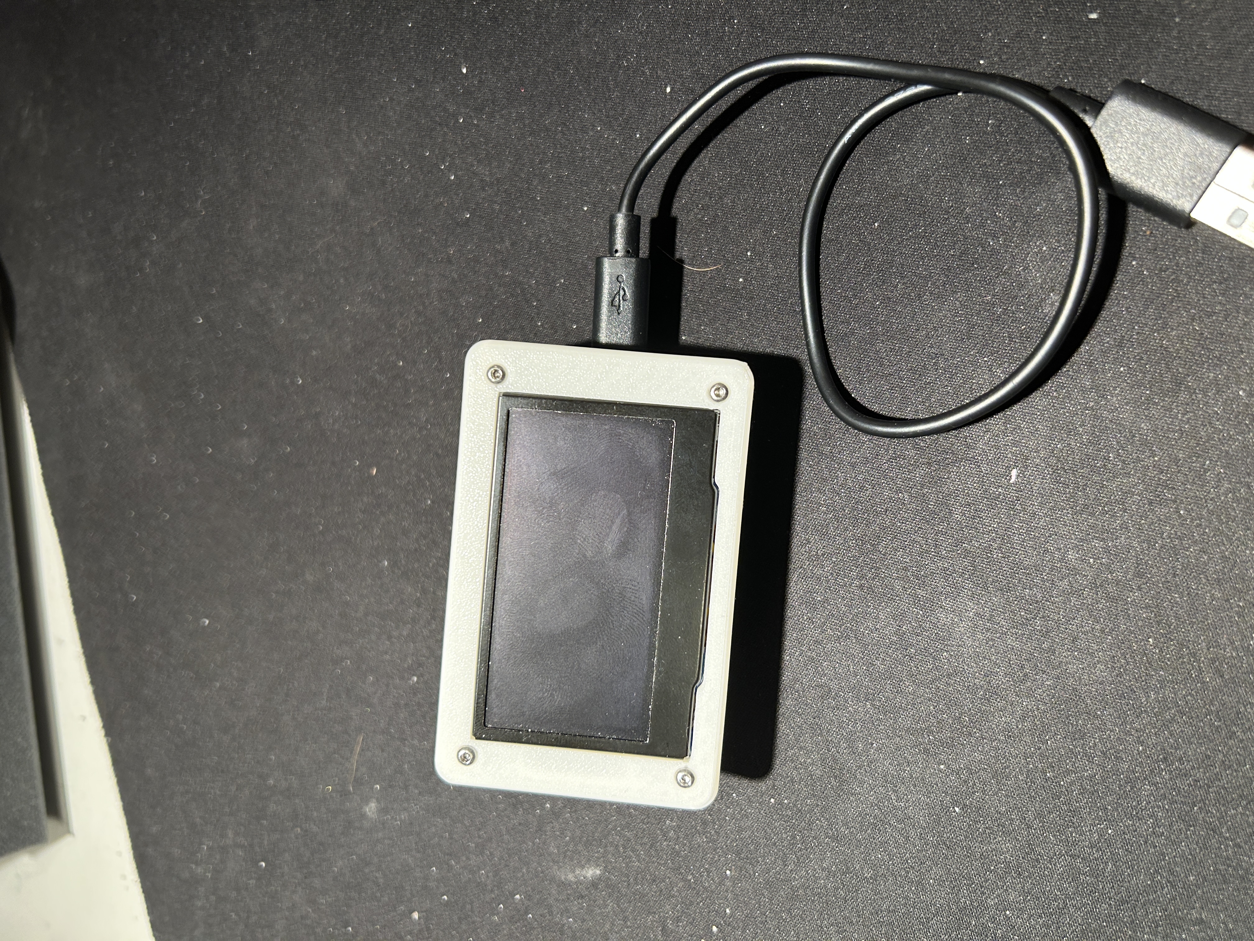 124x64 2.42" OLED + ESP32 D1 Mini Case