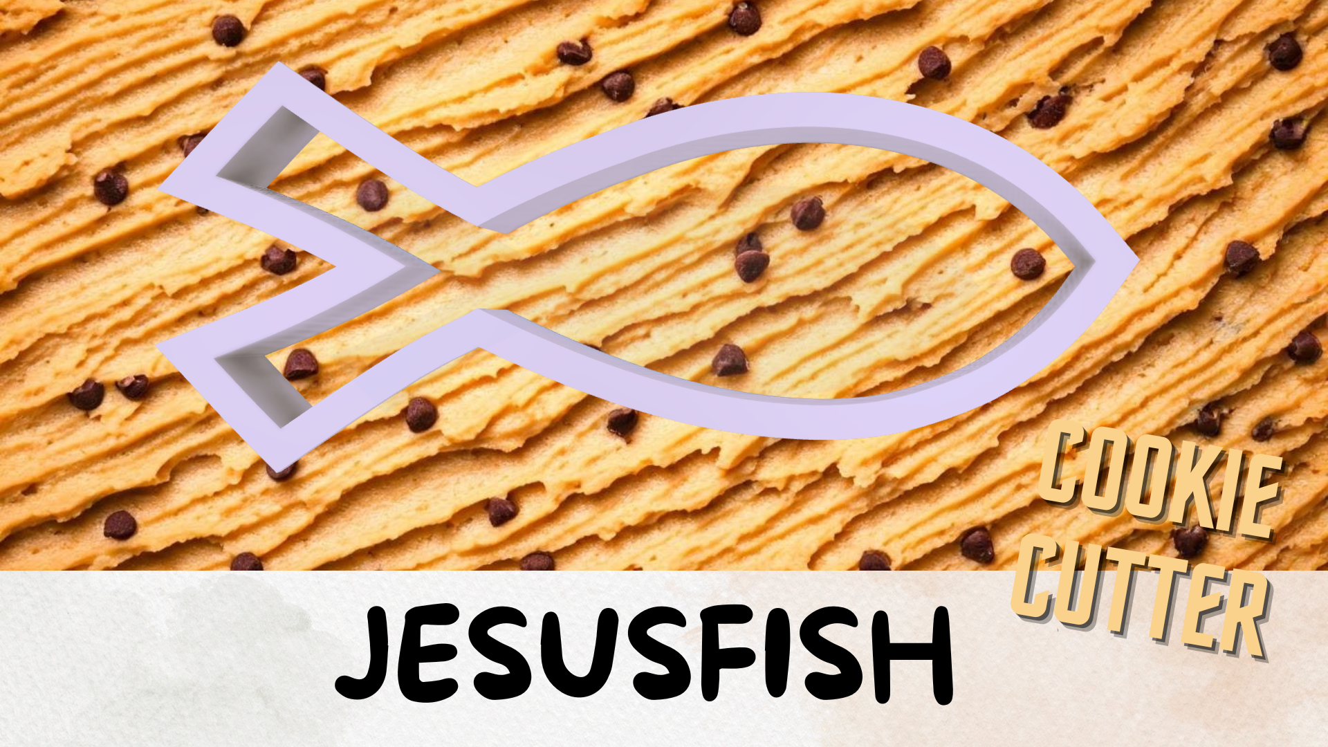 Jesus Fish Cookie Cutter (Vasemode)