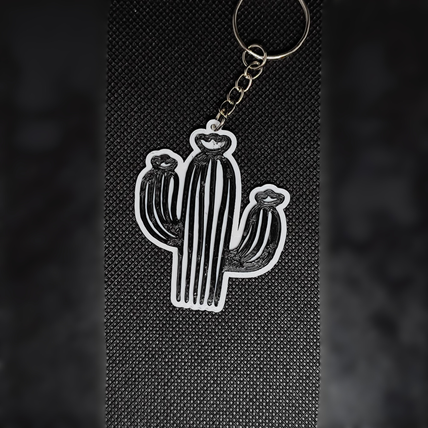 Cute Cactus Keychain