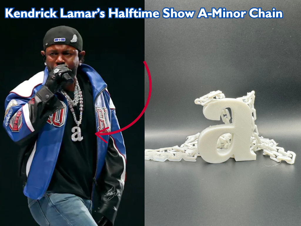 Kendrick Lamar's SuperBowl Halftime Show A-minor Chain