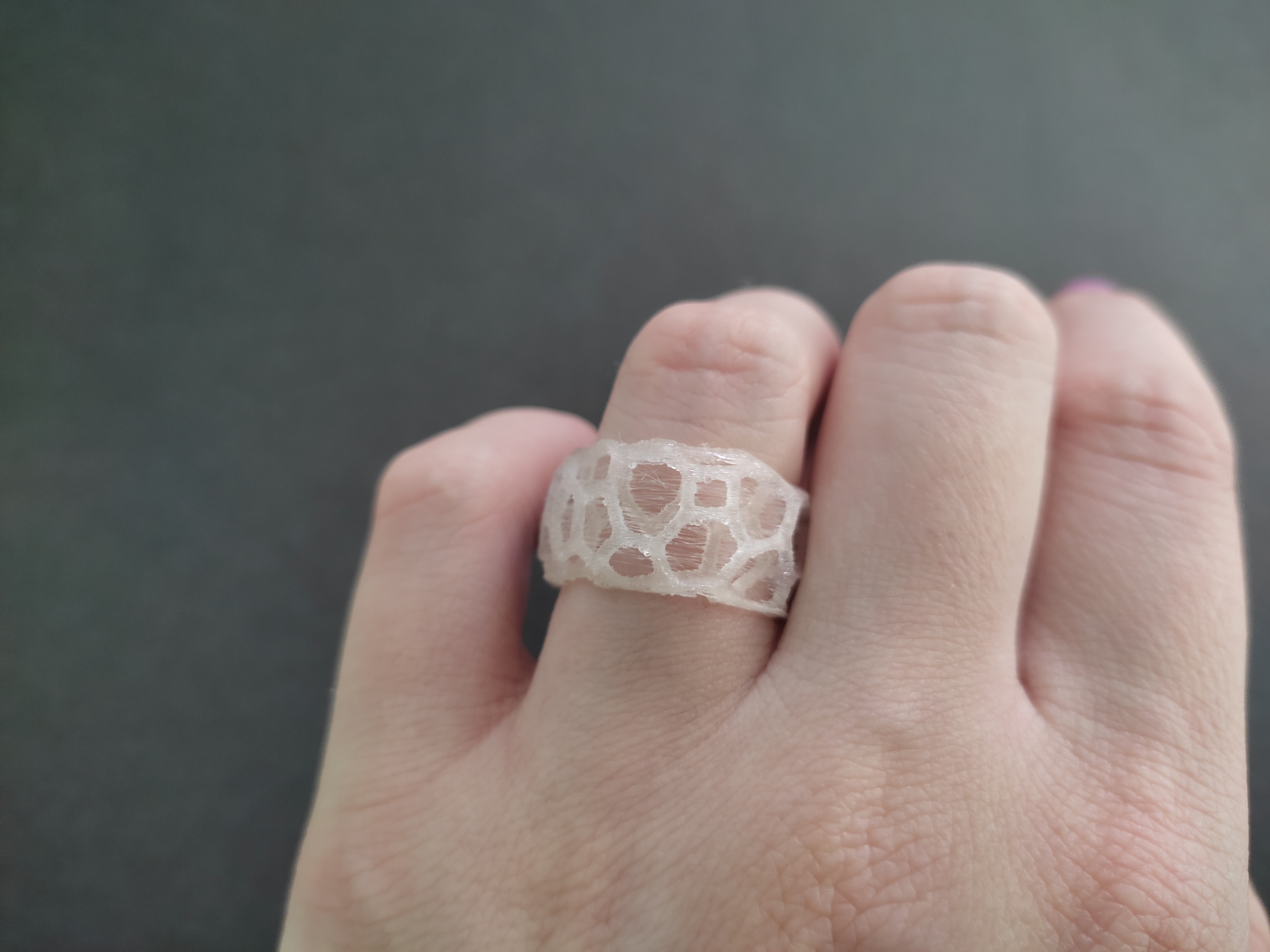 Miniatura 4 do modelo 3D Voronoi ring
