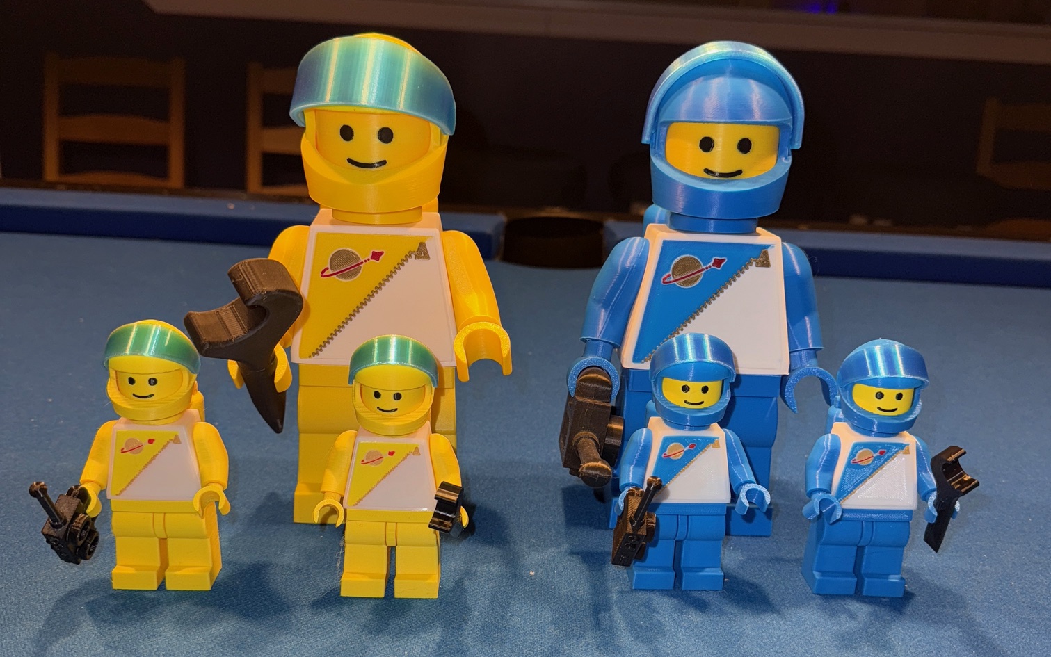 Classic Space Futuron Brick Action Figure (2.5:1 Scale)