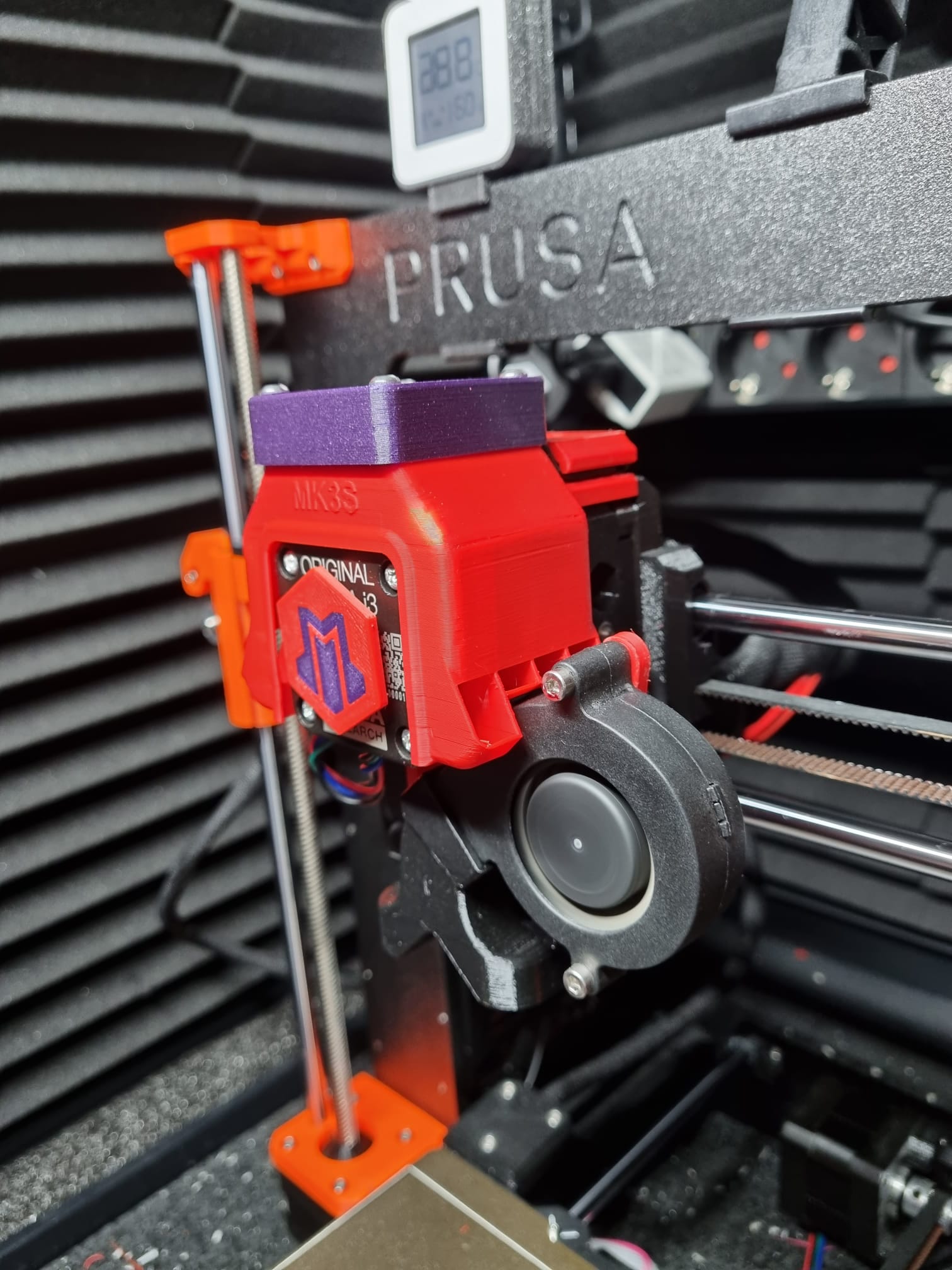 MK3S+ Extruder fan mount - DELTA-P FAN DUCT COMPATIBLE by Magprint3d ...