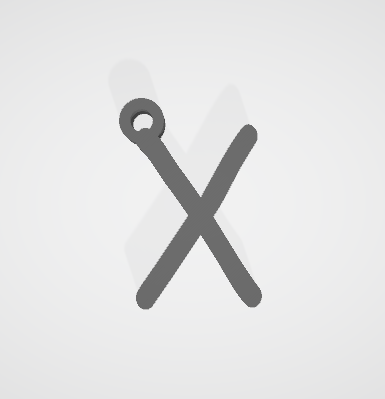 X keychain