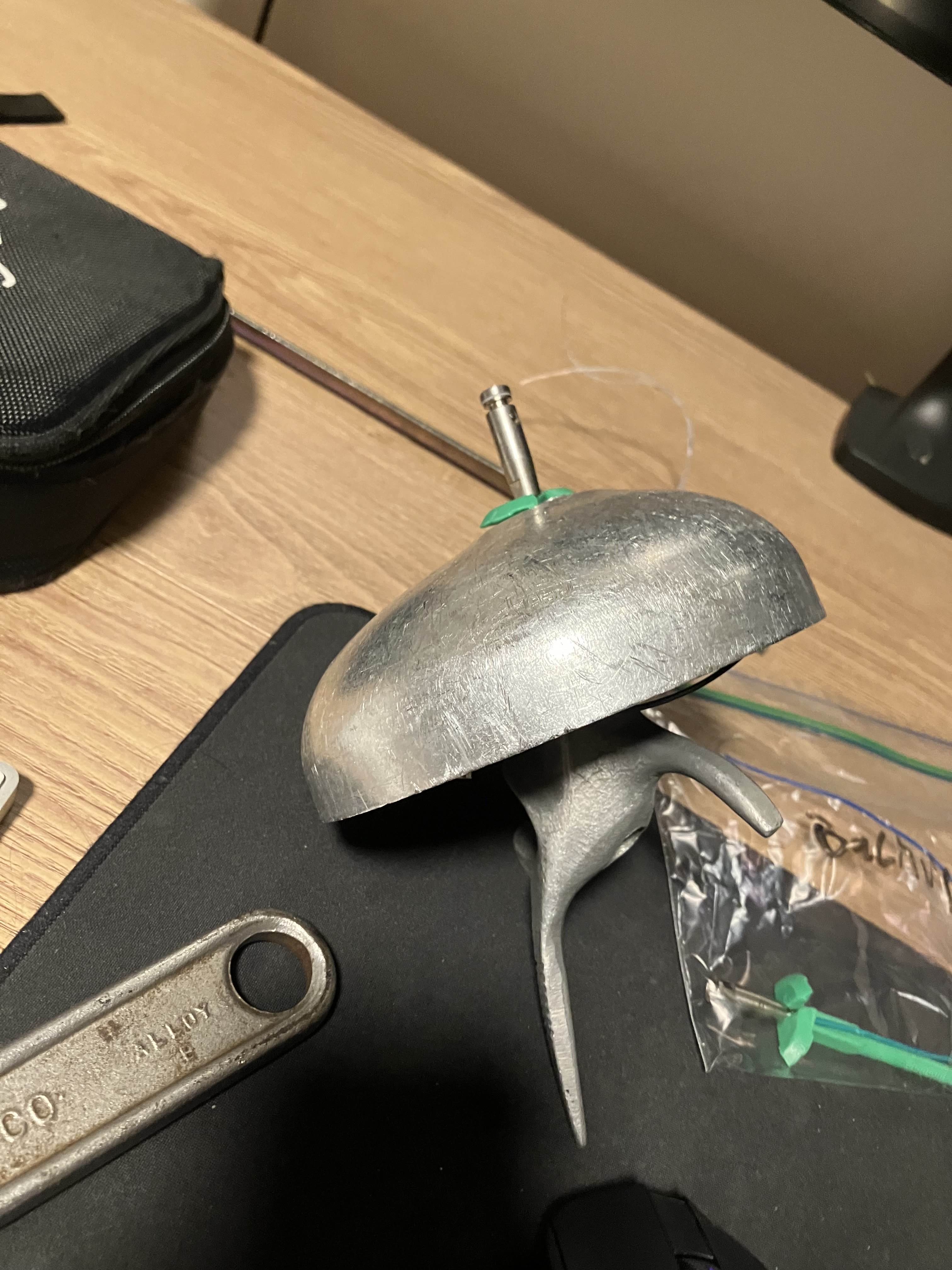 Fencing Tang for Incredibly Short Fencing Epee