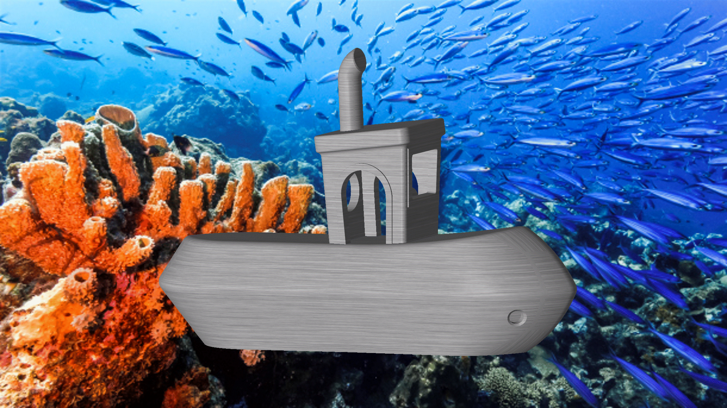 Benchy-Submarine