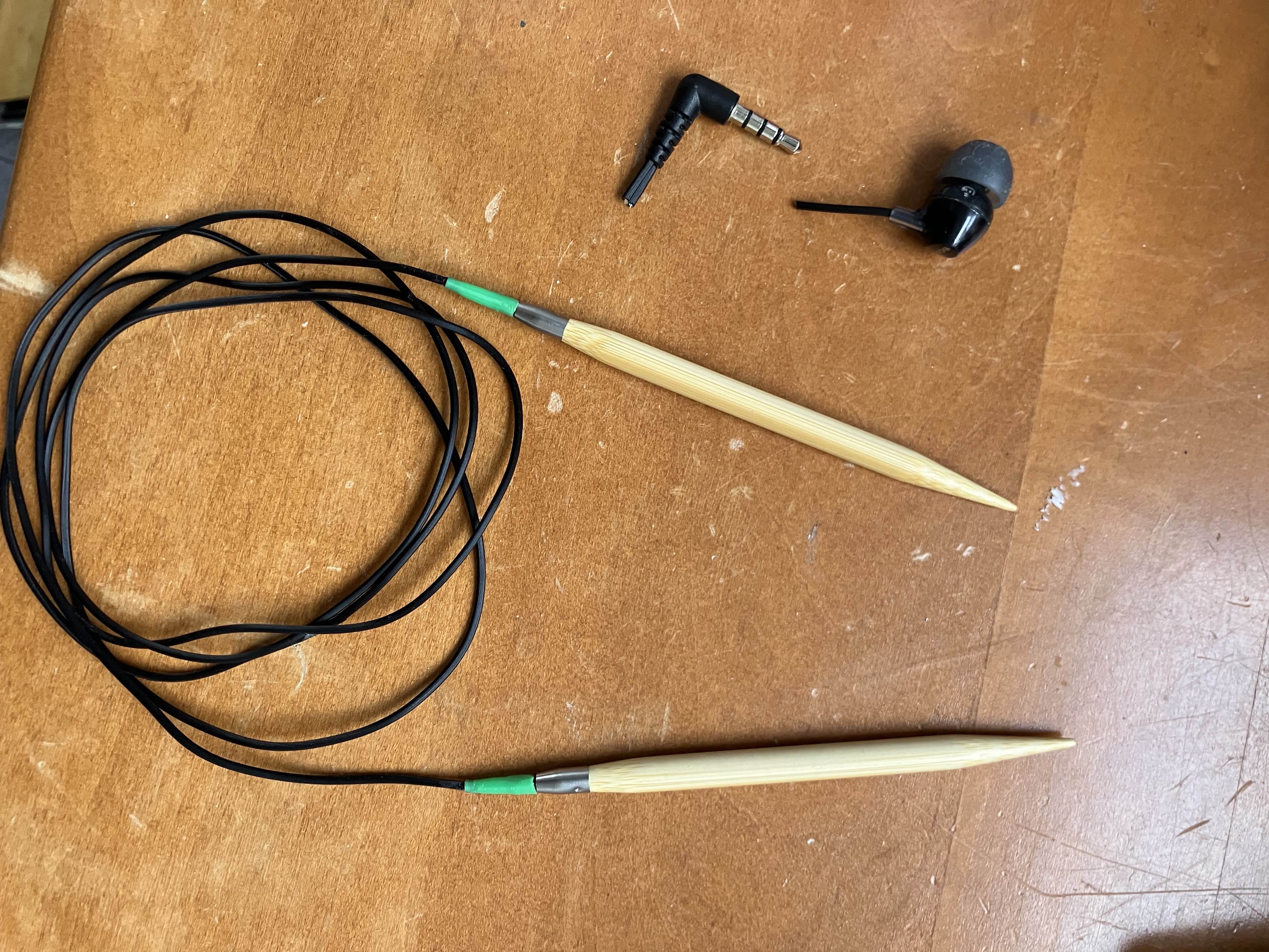 Threadable cord insert to make your own circular knitting cord!