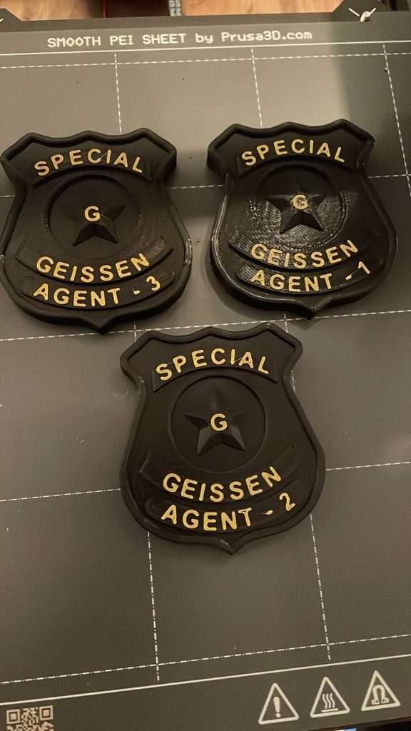 Special Agent Badge Customizable