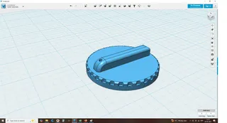 Fluke 116 knob