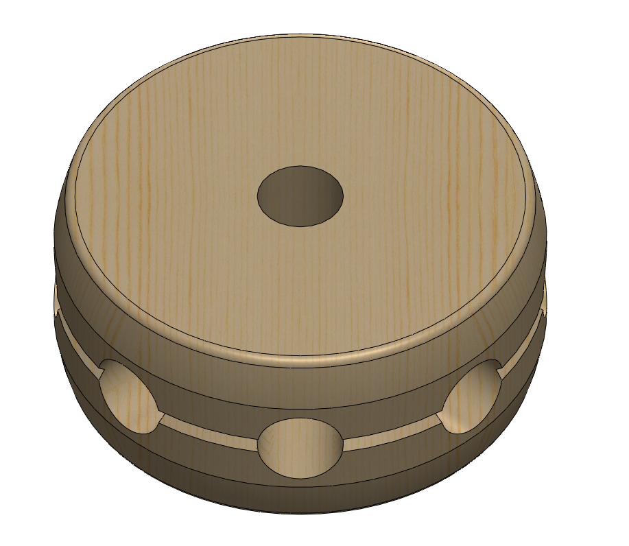 Tinkertoy Spool
