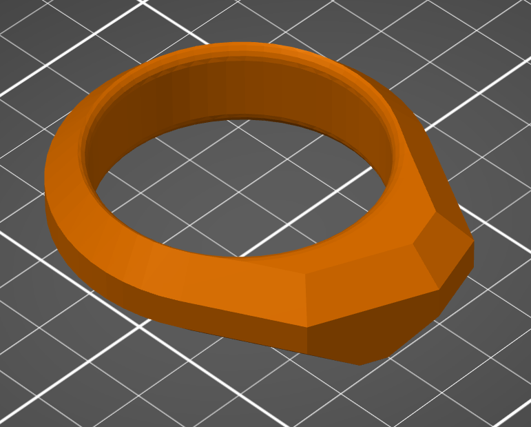 Cubistic ring