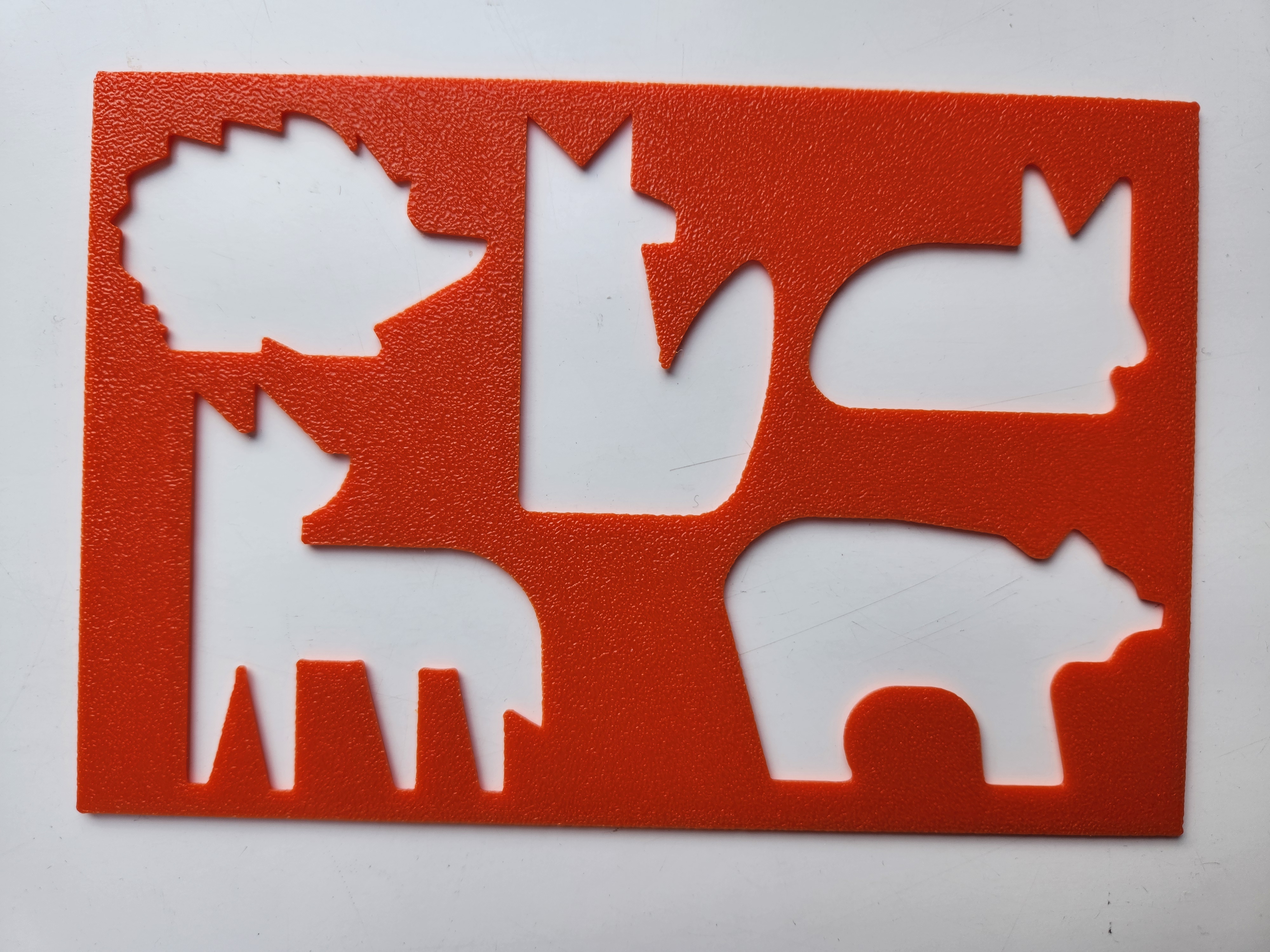 Animals stencil