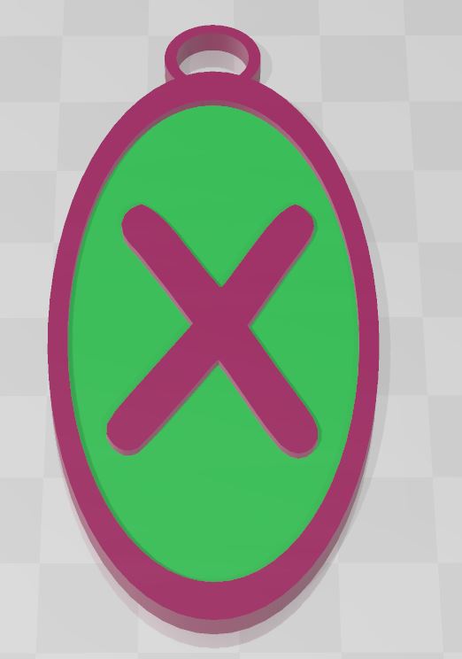X keychain