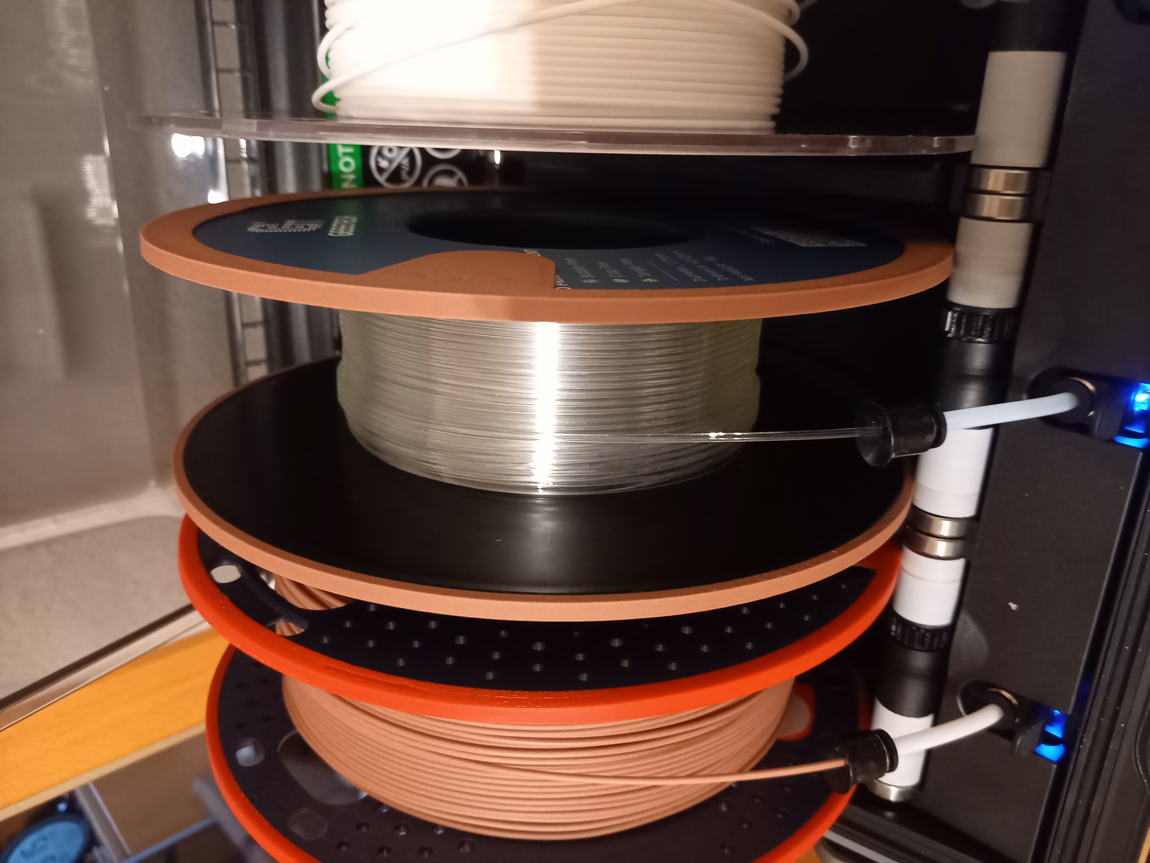 Durchmesser-Adapterring für GeeeTech Filament-Rollen mit RFID-Chip-Halter