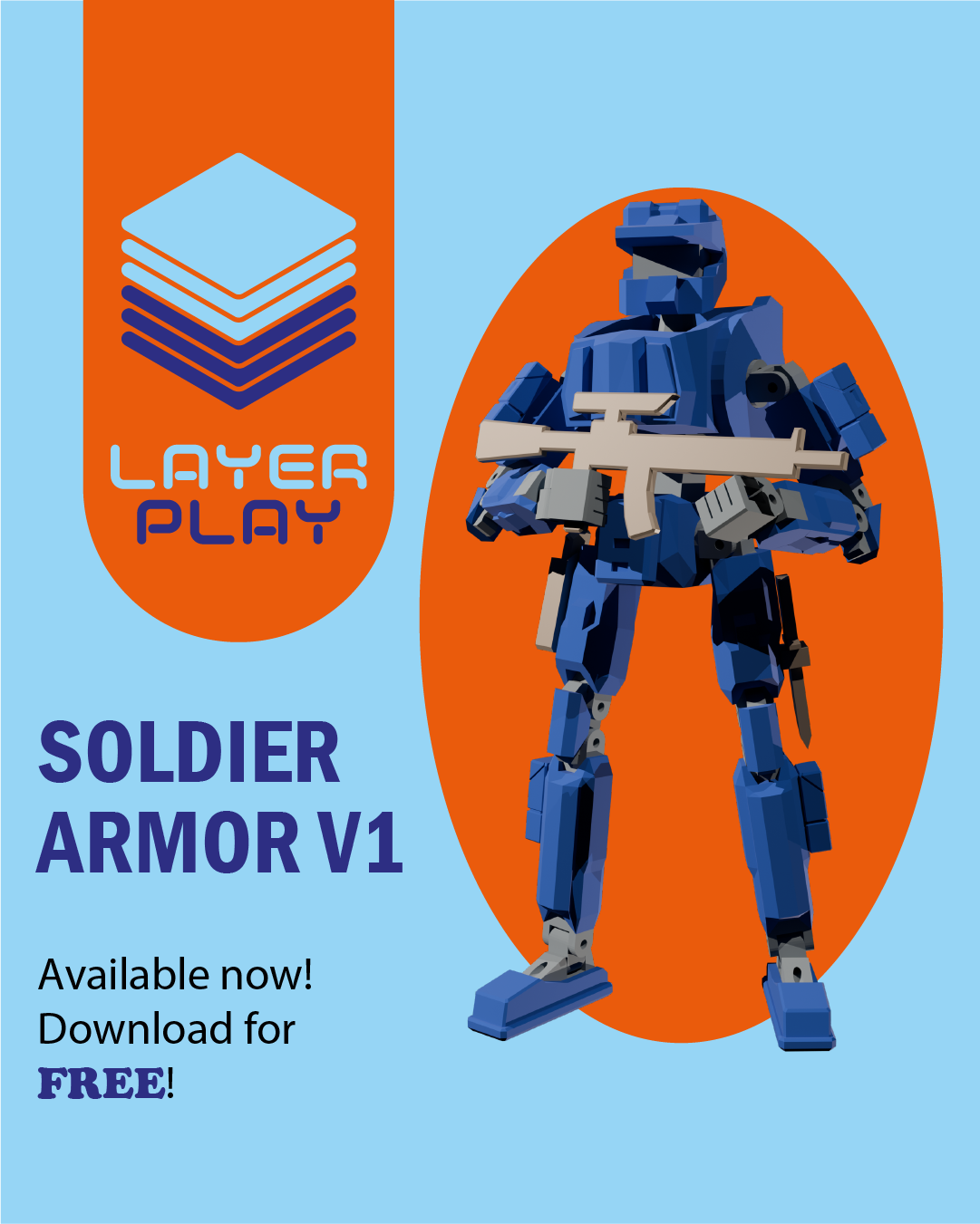 Soldier Armor for Frame MK-1