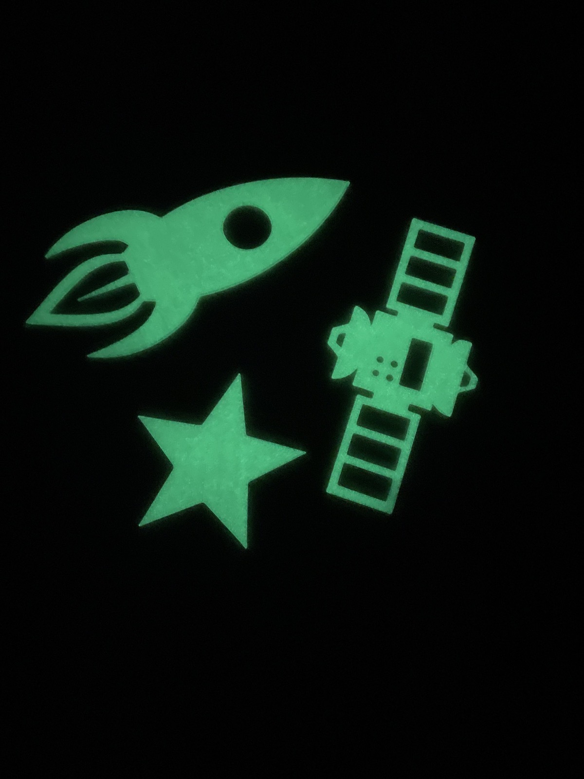 Luminescent stars glow in the dark Luminescent stickers Stars starry sky shine