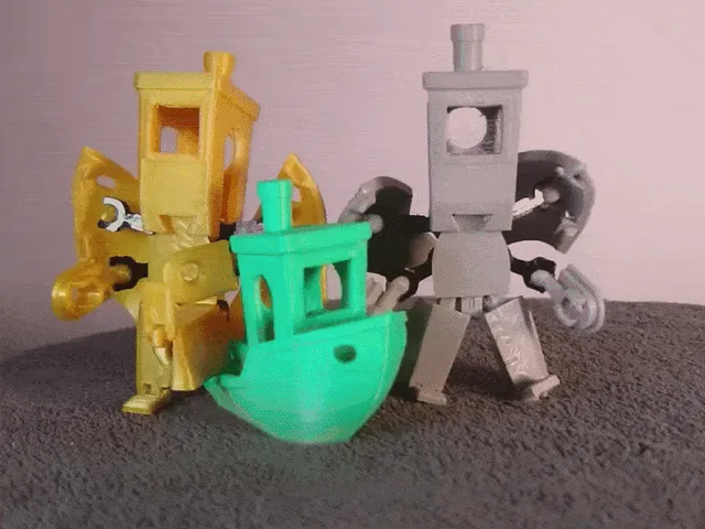 BenchyFormers - Articulated Benchy