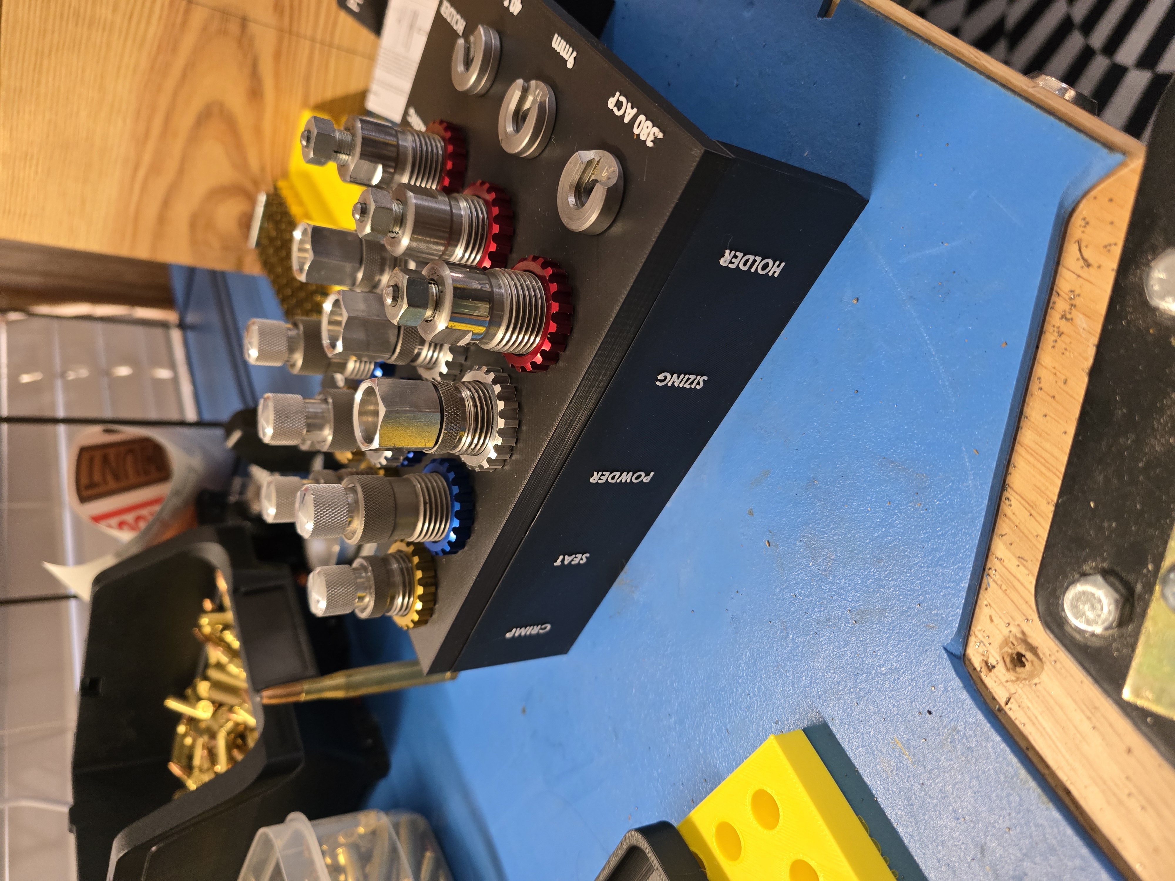 Reloading Die Organizer