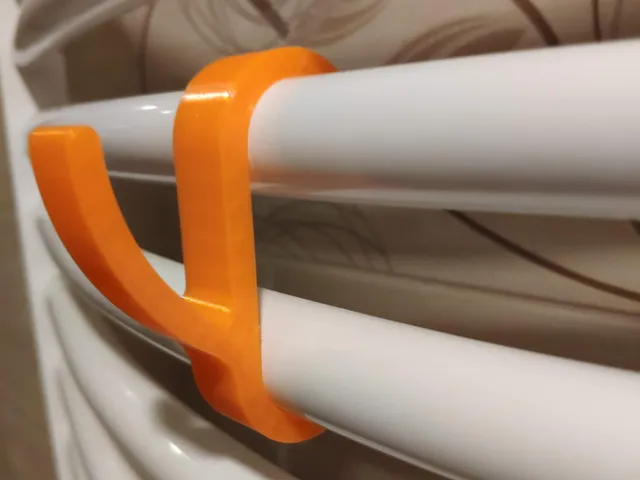 Radiator towel hook remix