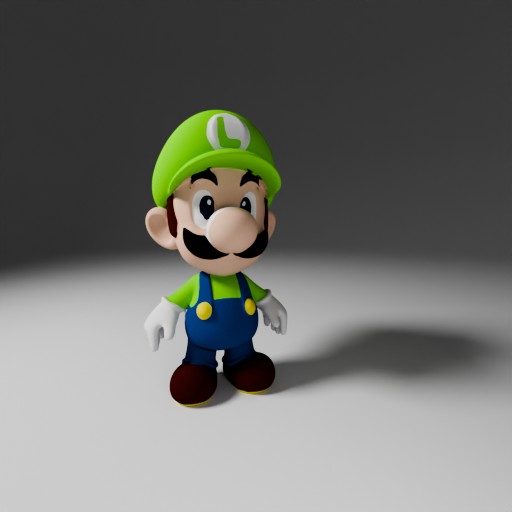 Miniatura 4 do modelo 3D Luigi