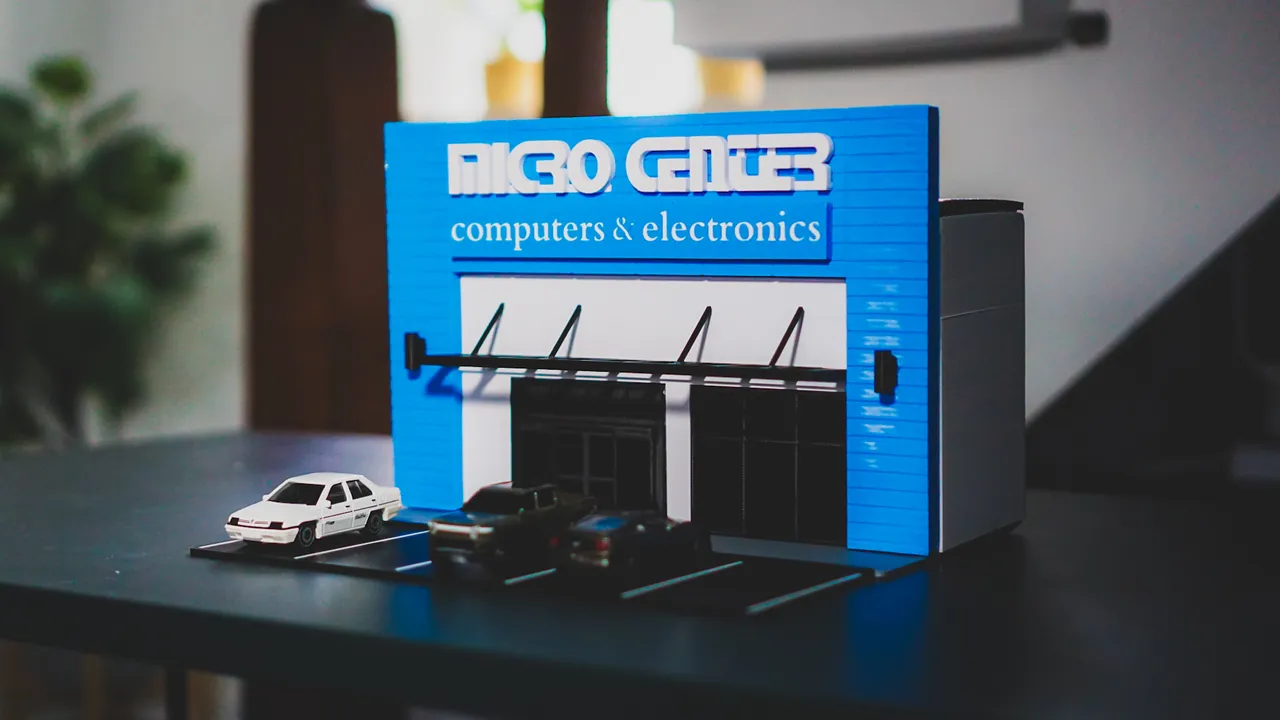 Micro Center Model Set - 1:64 Scale Diorama by LAYRLAB