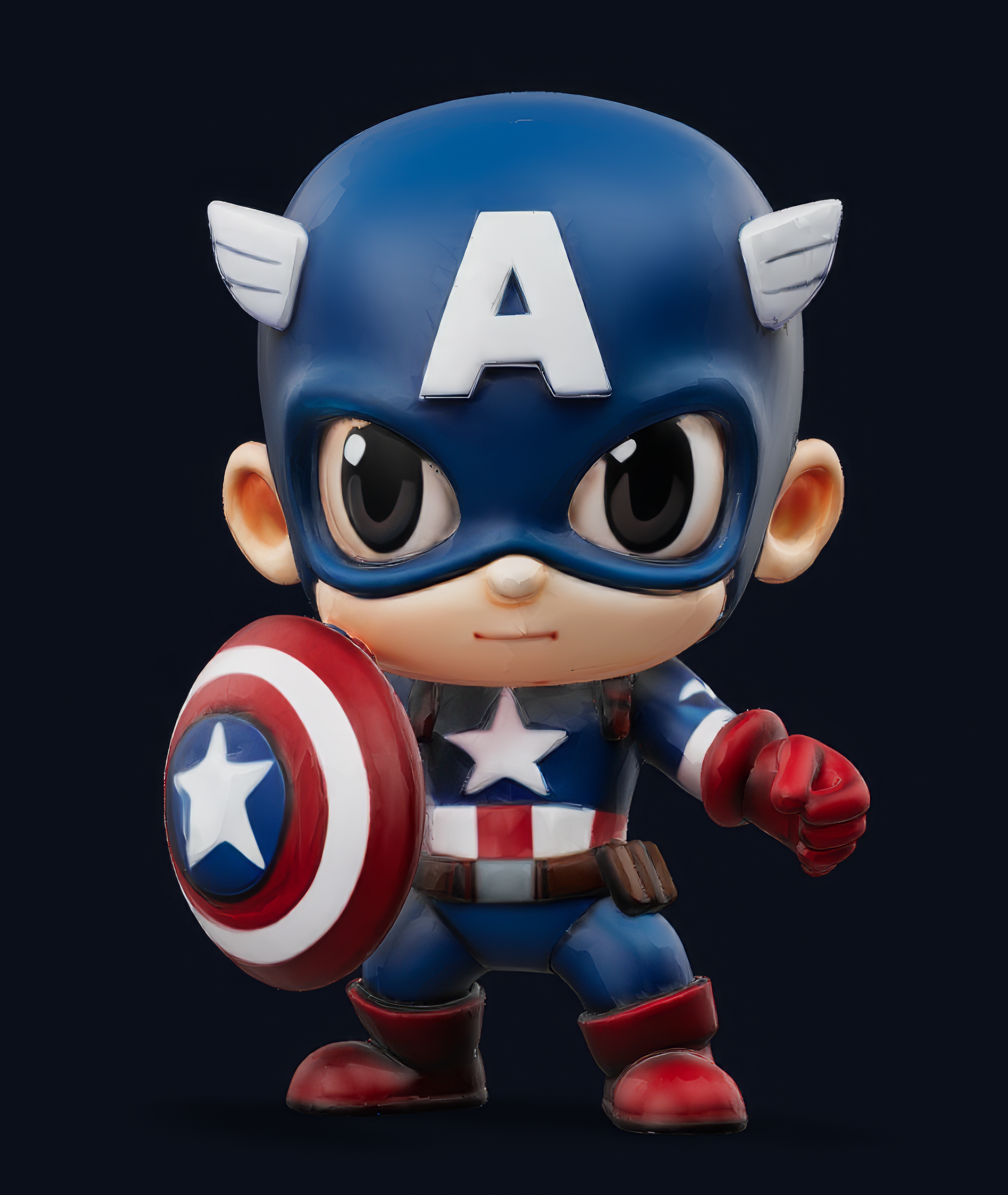 Chibi Captain America