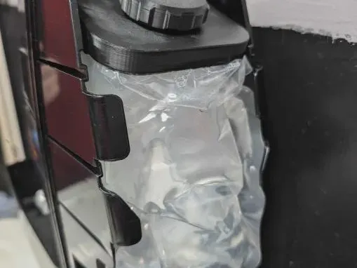 Soap refill lid with cap.