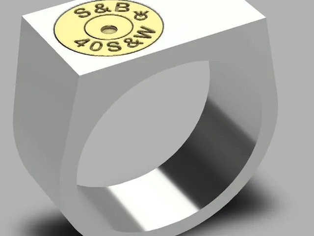 Prsten s nábojnicí / Bullet Casing Ring