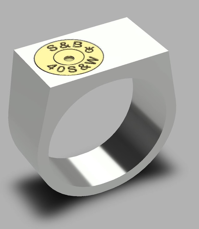 Prsten s nábojnicí / Bullet Casing Ring