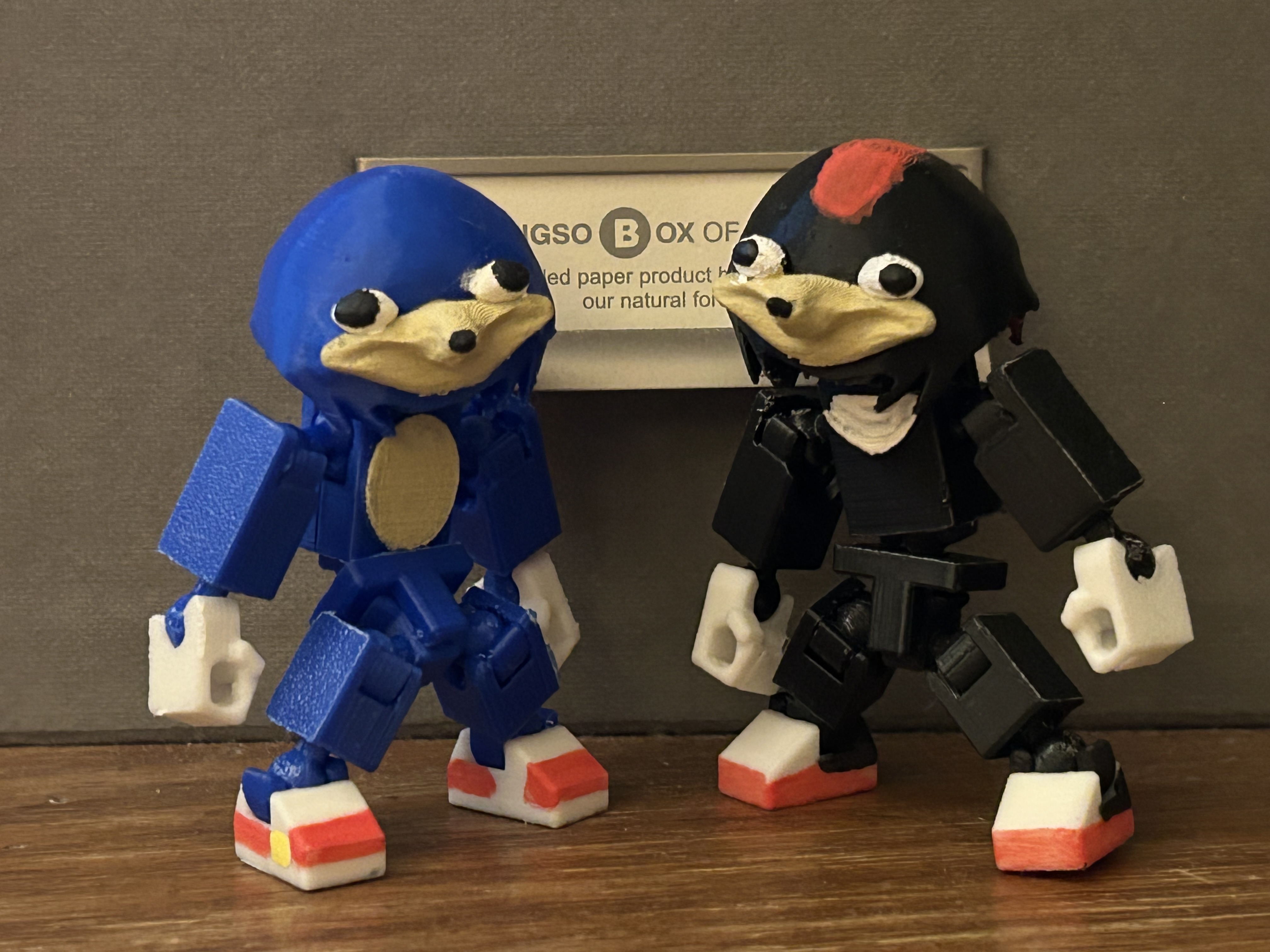 Mini 13 Ugandan sonic and shadow