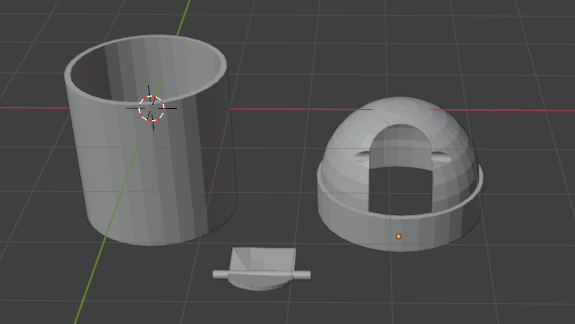 Flip lid trashcan