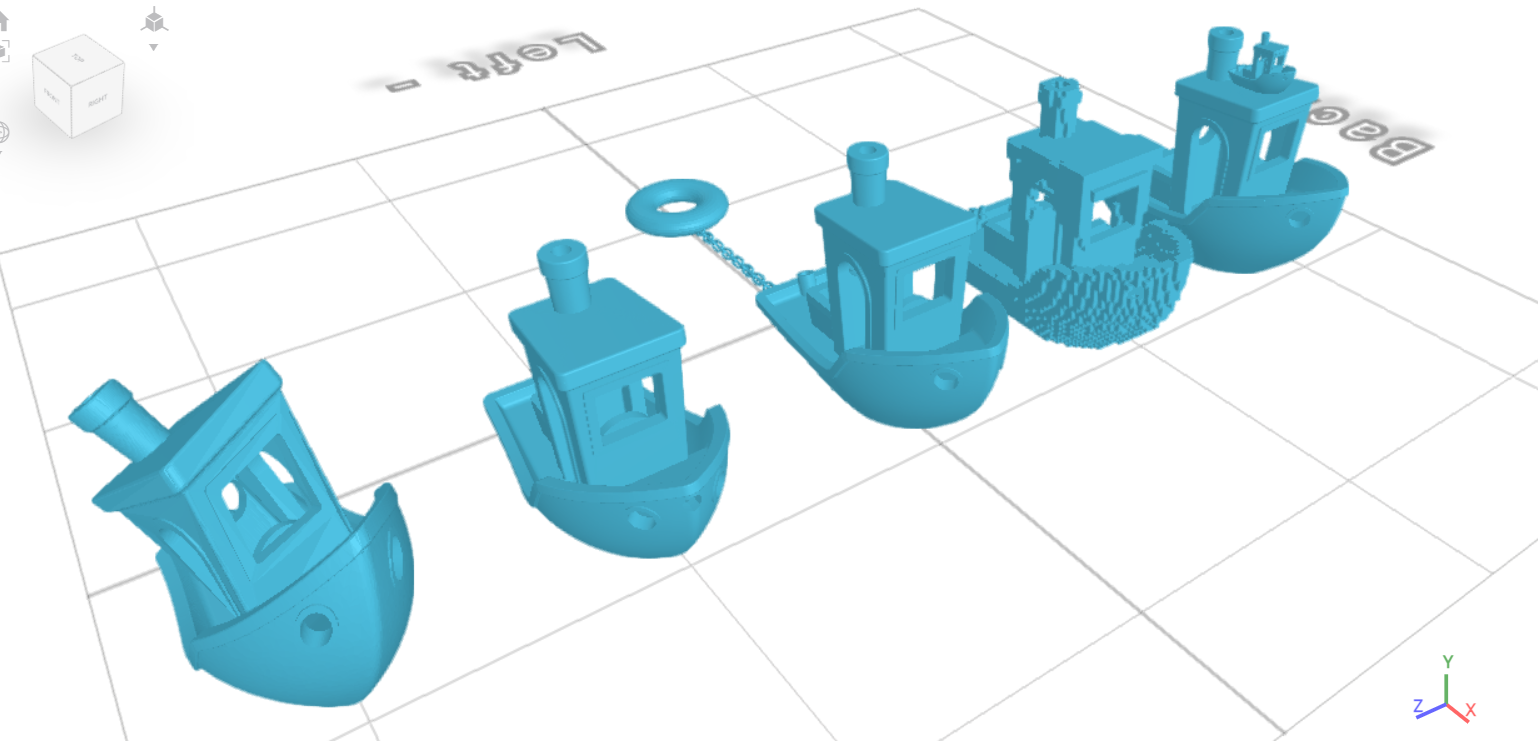 Various Unique and Simple Benchys