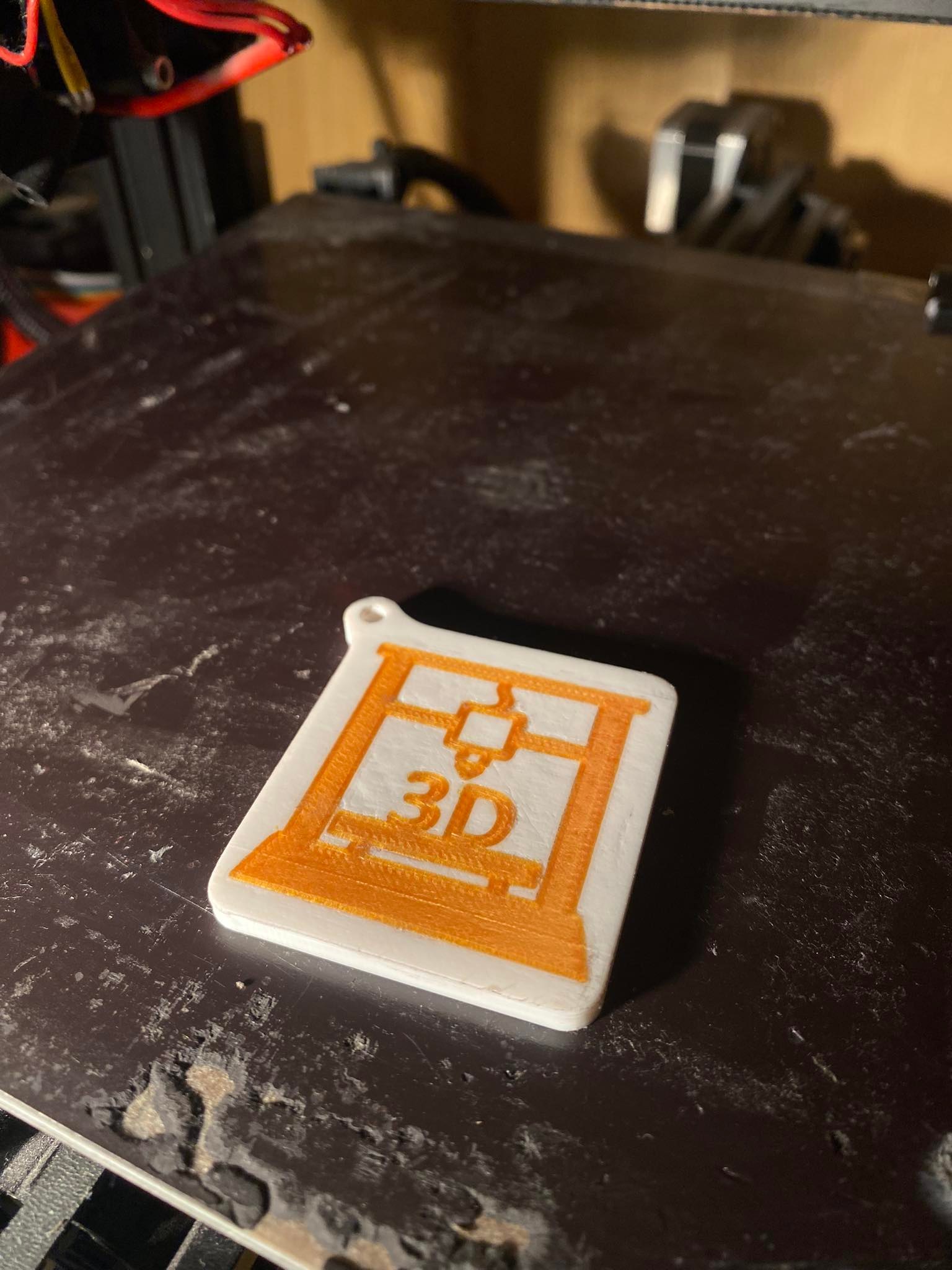 keychain with 3D printer