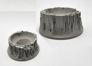 Deep Crater Miniature - No Supports