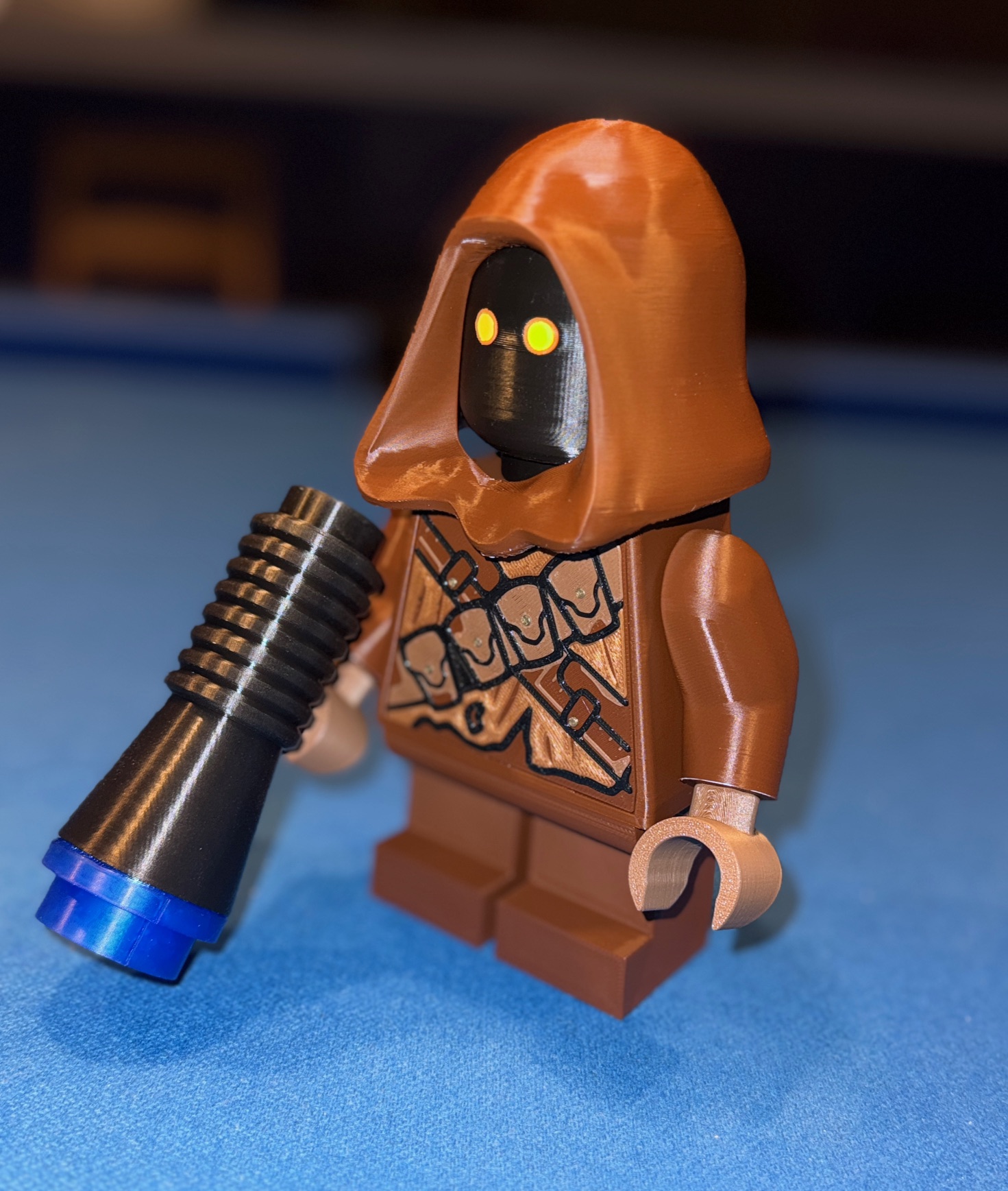 Star Wars Jawa - Tattered Shirt Brick MegaFigure (5:1 Scale) — miniatura 2