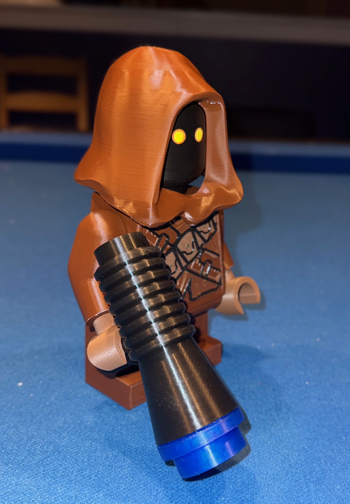 Star Wars Jawa - Tattered Shirt Brick MegaFigure (5:1 Scale) — miniatura 4