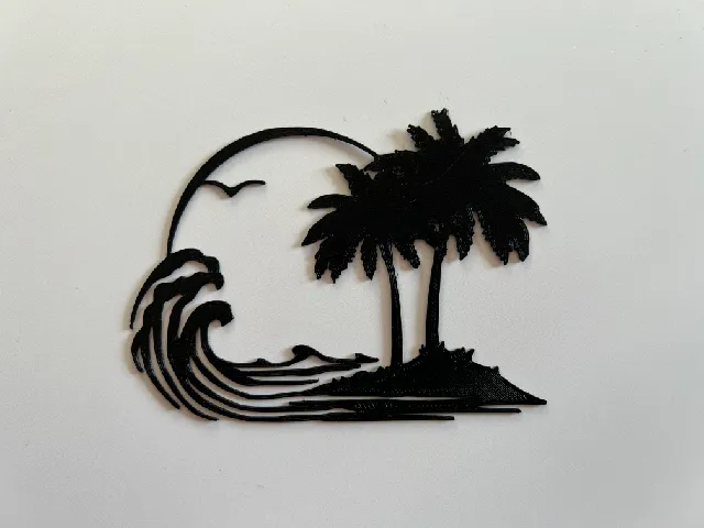 Beach Landscape Wall Art #1